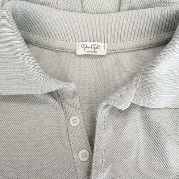 John Galt sage green Polo Shirt - Picture 1 of 4